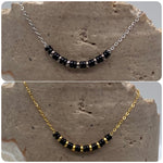 Load image into Gallery viewer, Black Gunmetal Silver No Charm Necklace