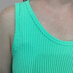 Load image into Gallery viewer, Gio Green Ribbed Tank