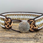 Load image into Gallery viewer, White Clear Gold Tabatha