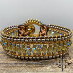 Load image into Gallery viewer, Clear Amber AB Gunmetal Silver Antique brass truqoise White Tabatha