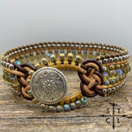 Load image into Gallery viewer, Clear Amber AB Gunmetal Silver Antique brass truqoise White Tabatha