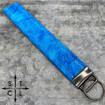 Load image into Gallery viewer, Key Fob Mineral Wash Blue
