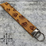 Load image into Gallery viewer, Key Fob Bear Deer Print