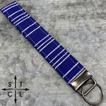Load image into Gallery viewer, Key Fob Blue Dot Line