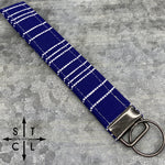 Load image into Gallery viewer, Key Fob Blue Dot Line