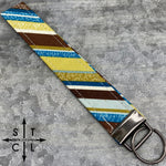 Load image into Gallery viewer, Key Fob Diagonal Stripe