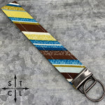 Load image into Gallery viewer, Key Fob Diagonal Stripe