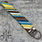 Load image into Gallery viewer, Key Fob Diagonal Stripe