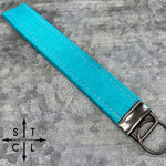 Load image into Gallery viewer, Key Fob Solid Turquoise