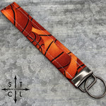 Load image into Gallery viewer, Key Fob Orange Basketballs