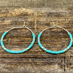 Load image into Gallery viewer, Turquoise Amber Earrings