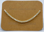 Load image into Gallery viewer, Morse Code Necklace MERRY CHRISTMAS