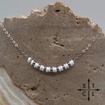 Load image into Gallery viewer, White No Charm Necklace