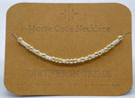 Load image into Gallery viewer, Morse Code Necklace PARTNER IN CRIME Silver