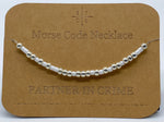 Load image into Gallery viewer, Morse Code Necklace PARTNER IN CRIME Silver