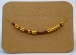 Load image into Gallery viewer, Morse Code Necklace Grandmother Gold