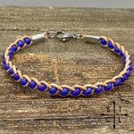 Load image into Gallery viewer, Skinny Tasha Matte Purple Bracelet