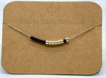 Load image into Gallery viewer, Morse Code Necklace MOTHER Silver