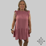 Load image into Gallery viewer, Layer Ruffle Sleeveless Dress
