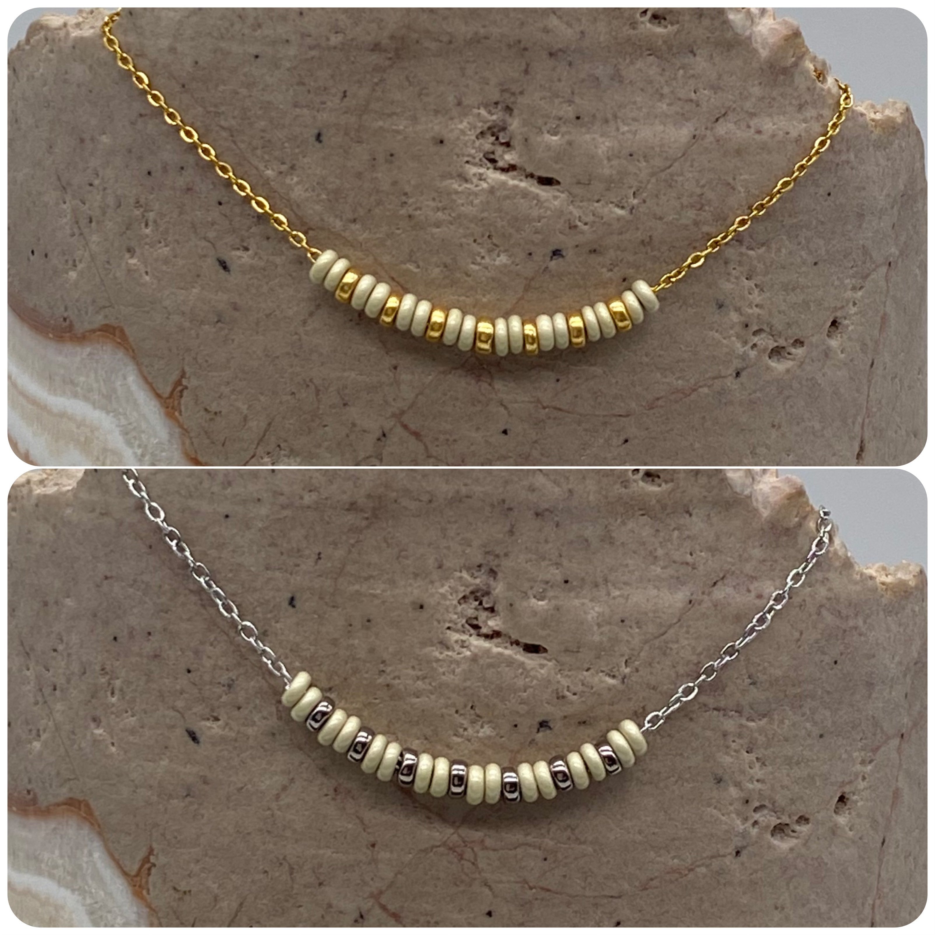 Pearl Off White No Charm Necklace