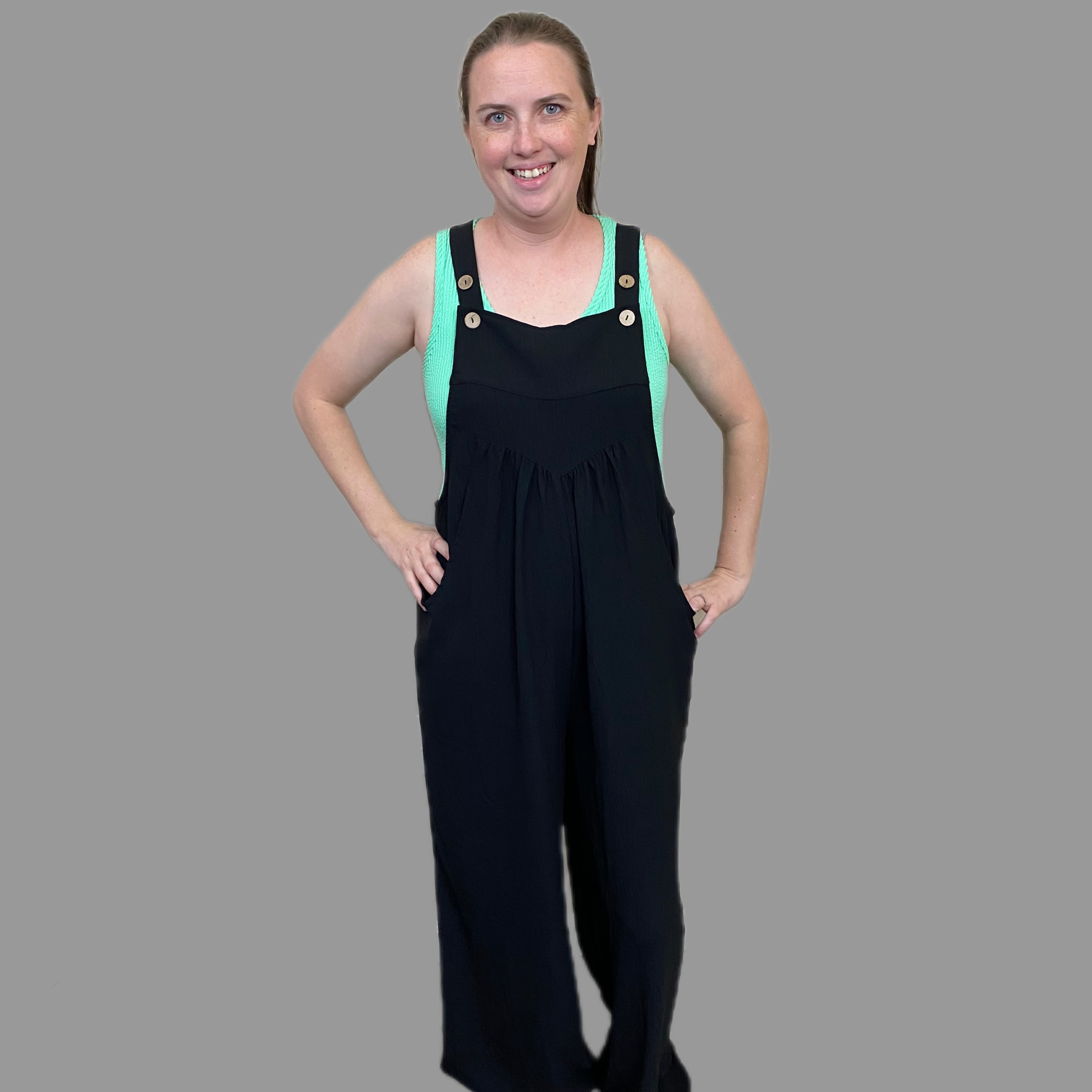 Black Lightweight Jumpsuit