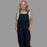 Load image into Gallery viewer, Black Lightweight Jumpsuit
