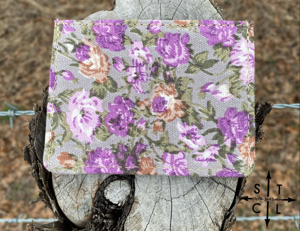 Purple Lavender Credit Card Holder