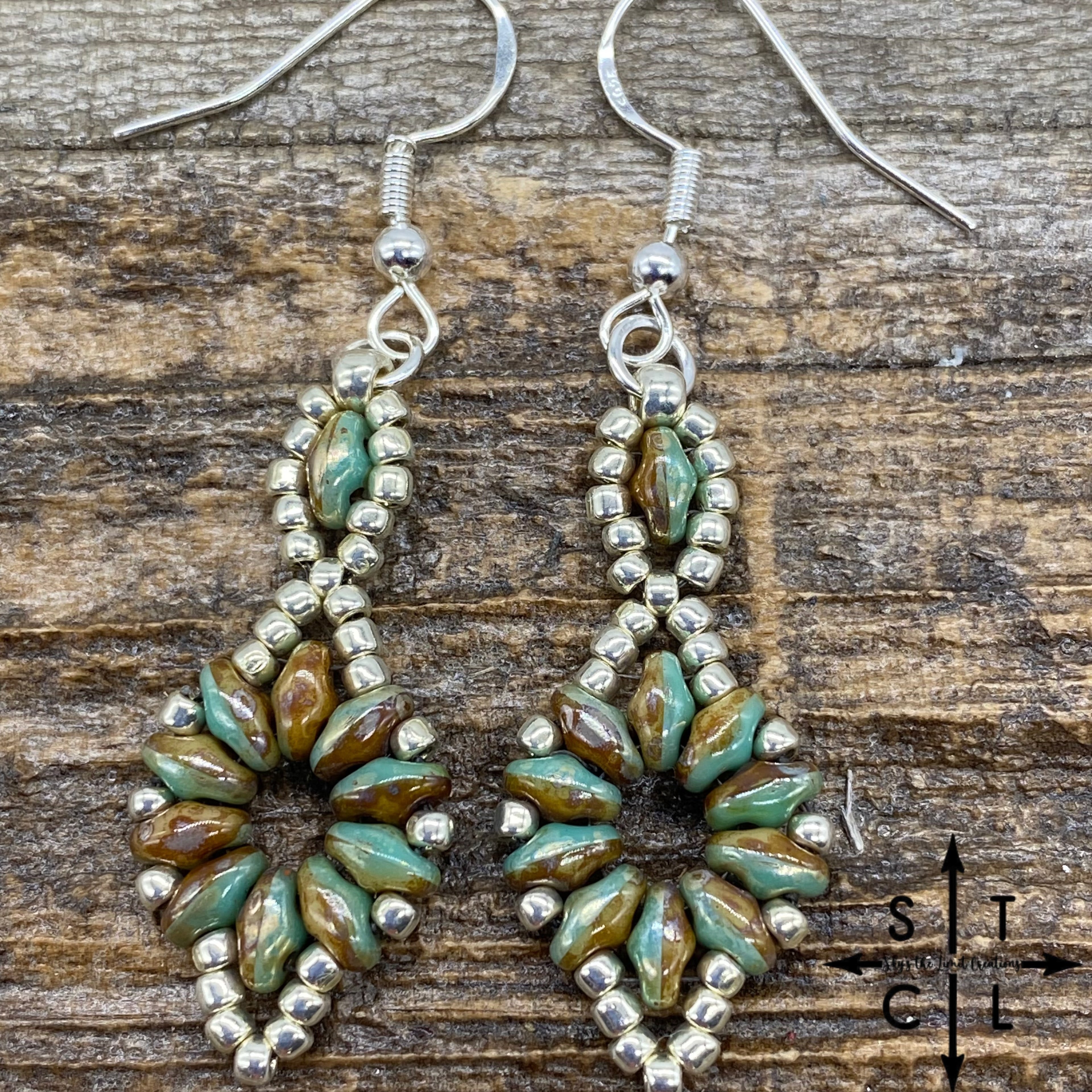 Green Turquoise Dallis Earrings