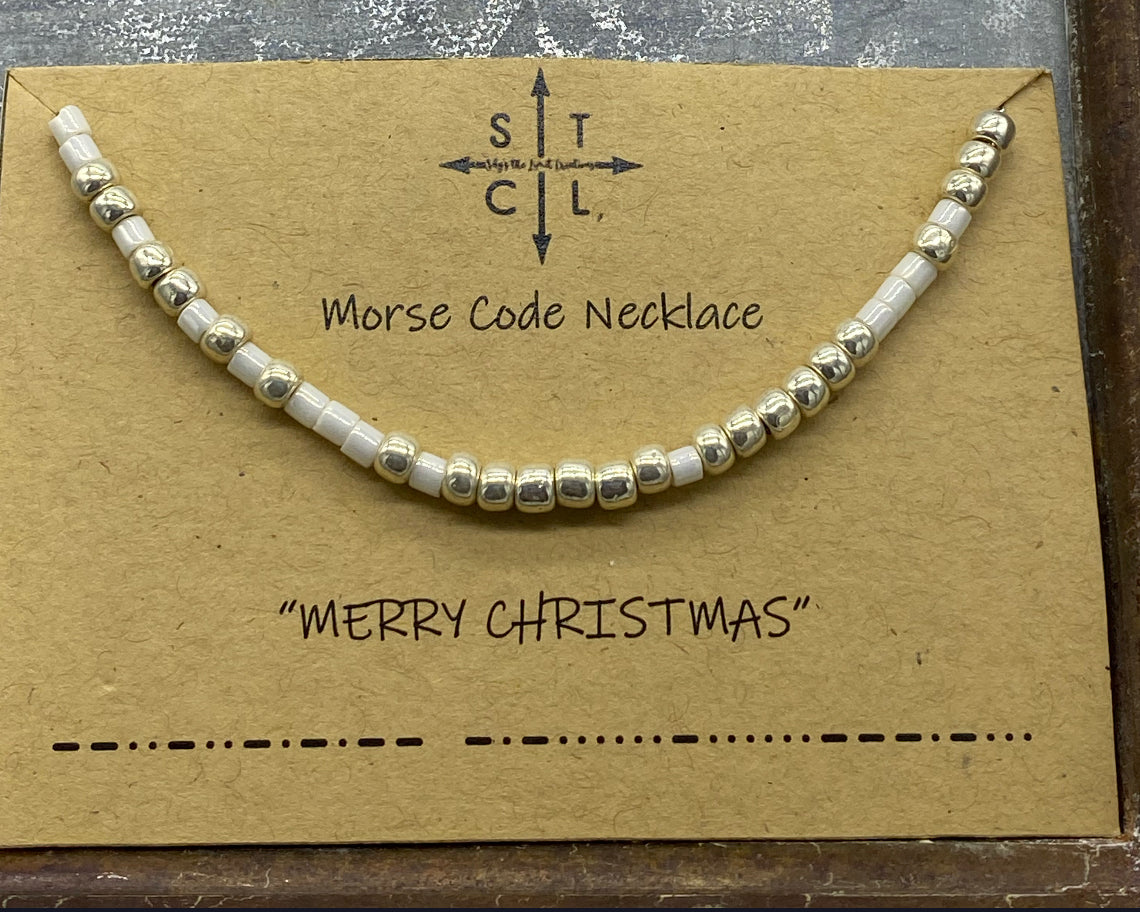 Handmade “Fuck it” Morse Code Necklace jewelry – Simply North Boutique