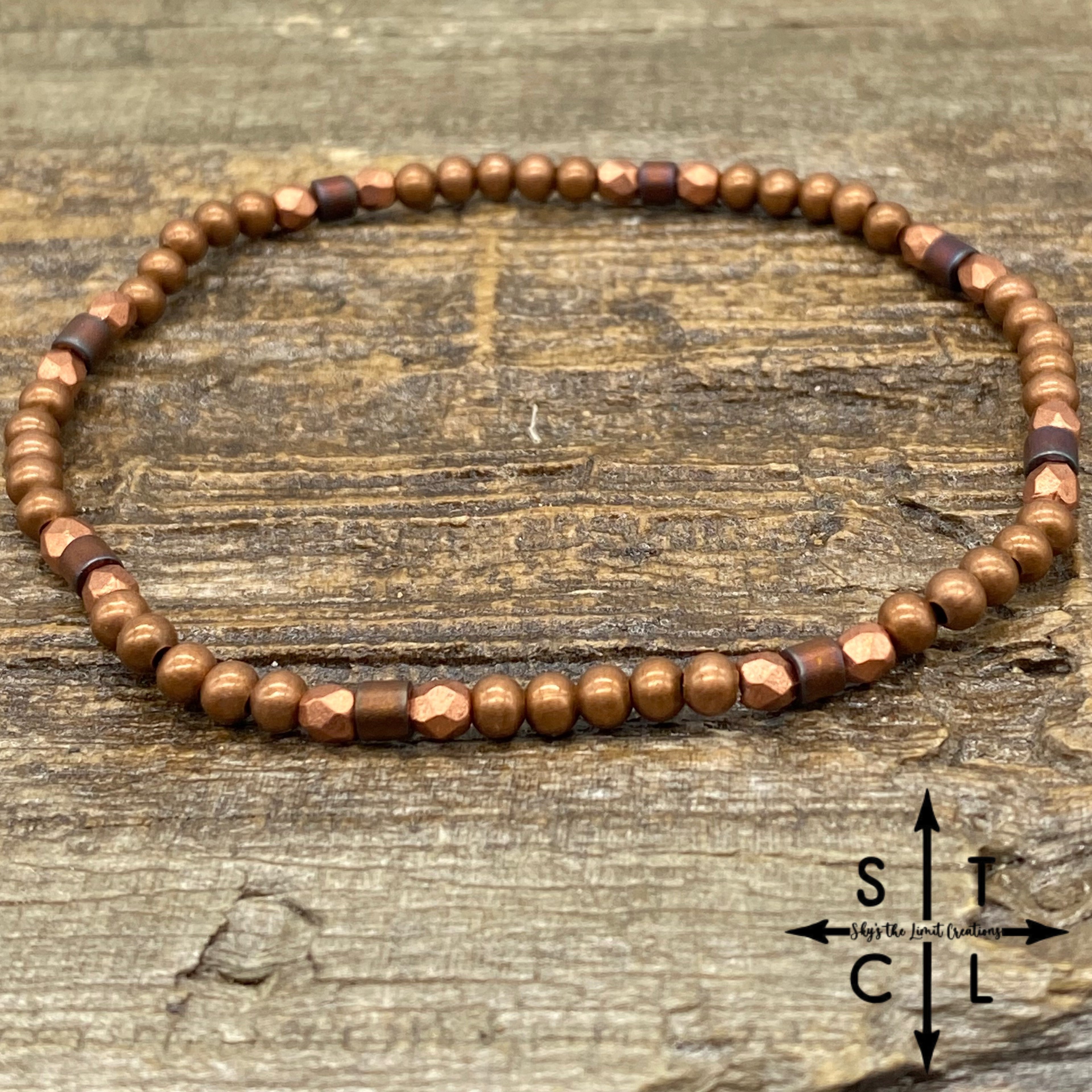 Stretch Bracelet Copper Mix