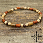 Load image into Gallery viewer, Stretch Bracelet Small Mix Wood
