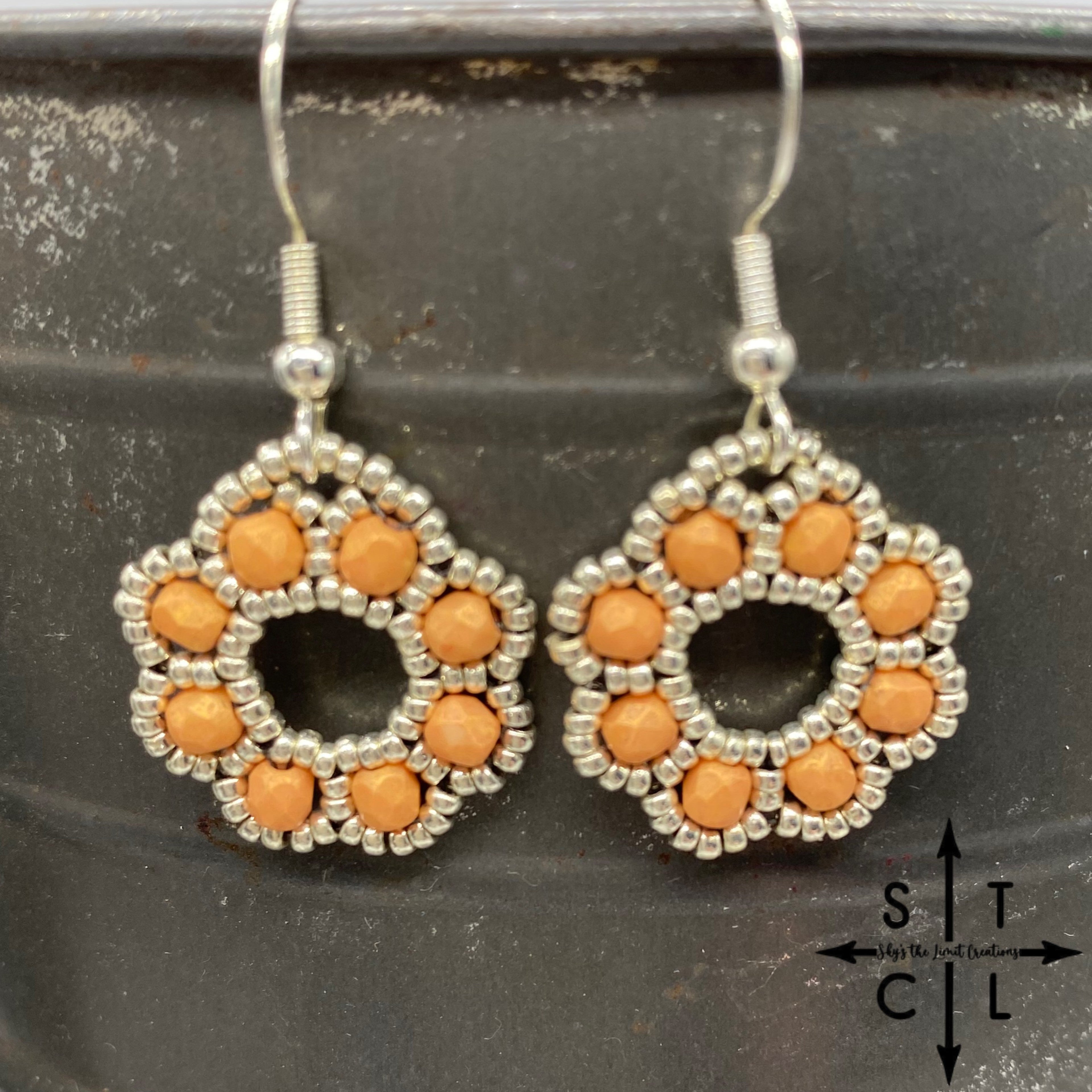 Peach Amanda Earrings