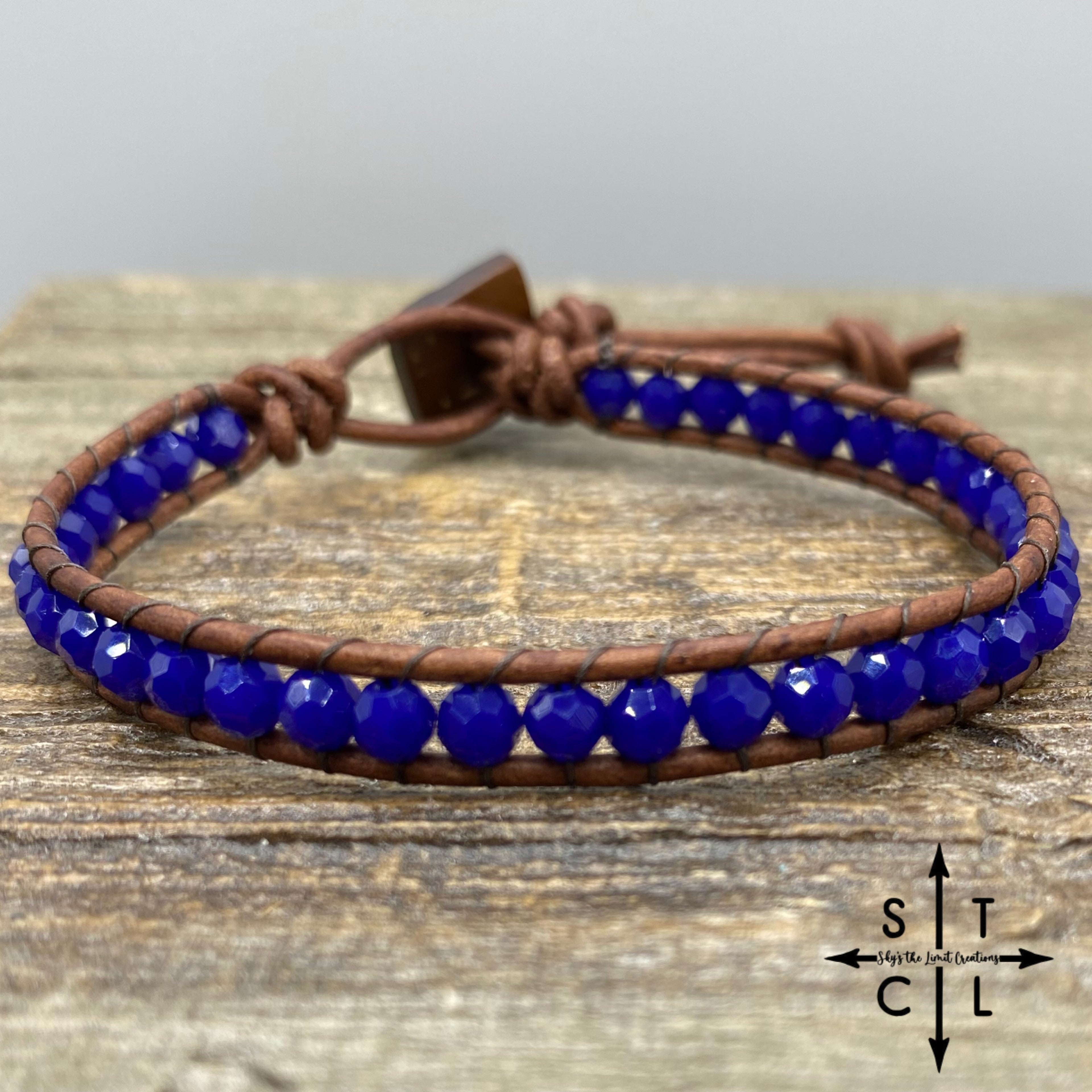 Sara Blue Crystal Bracelet