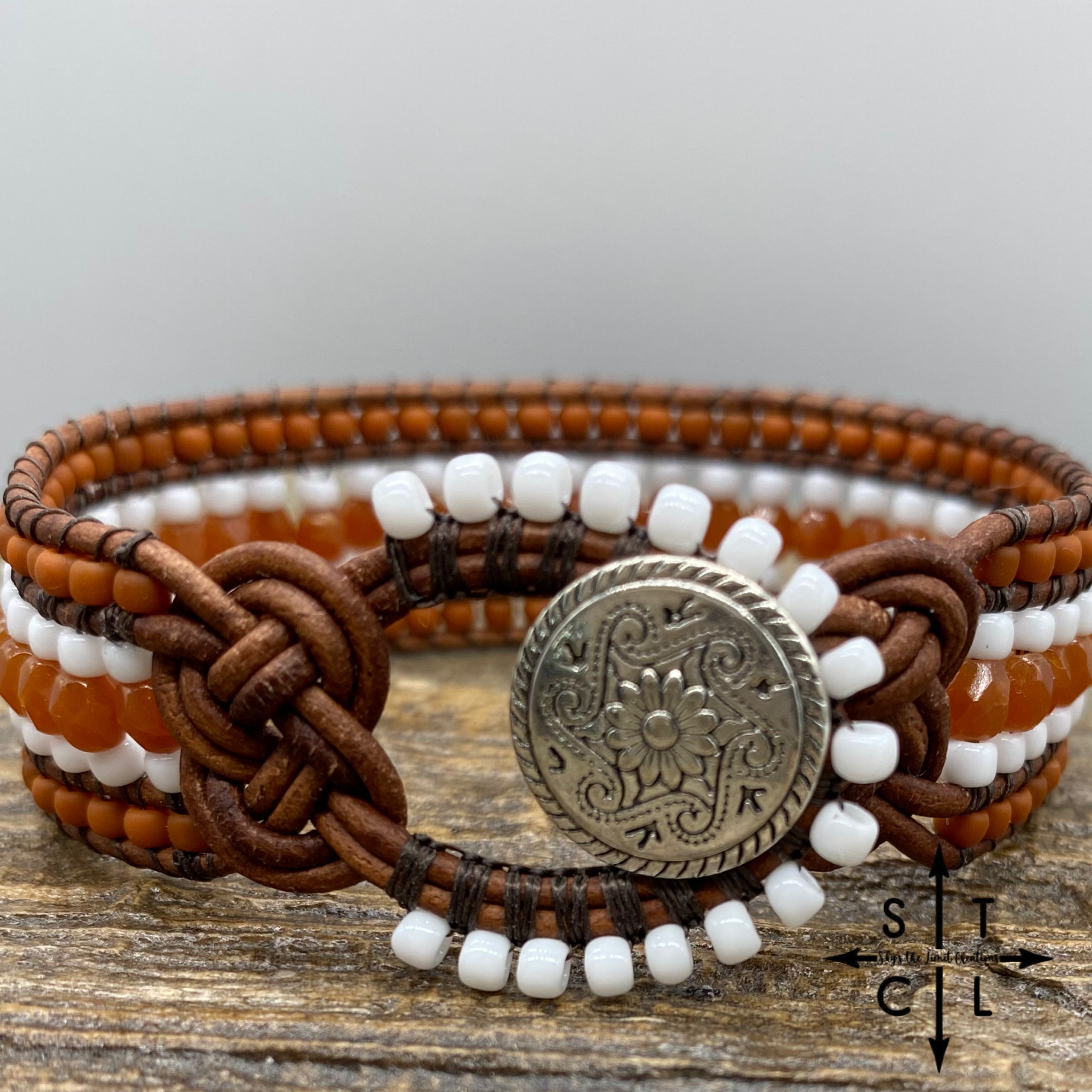 Burnt Orange White Tabatha