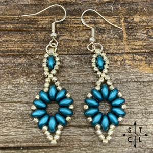 Pearl Turquoise Dallis Earrings