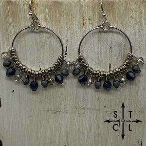 Rebecca Mini Earrings Mix Grey