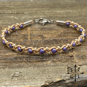 Skinny Tasha Light Purple Bracelet