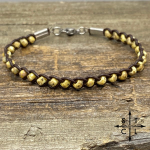 Skinny Tasha Light Tortoise Bracelet