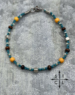 Load image into Gallery viewer, Turquoise Orange Brown Peggy
