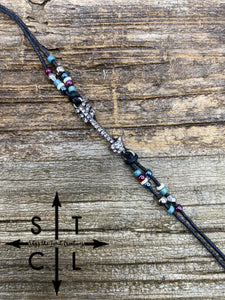 Turquoise Raspberry Arrow Cindy Bracelet