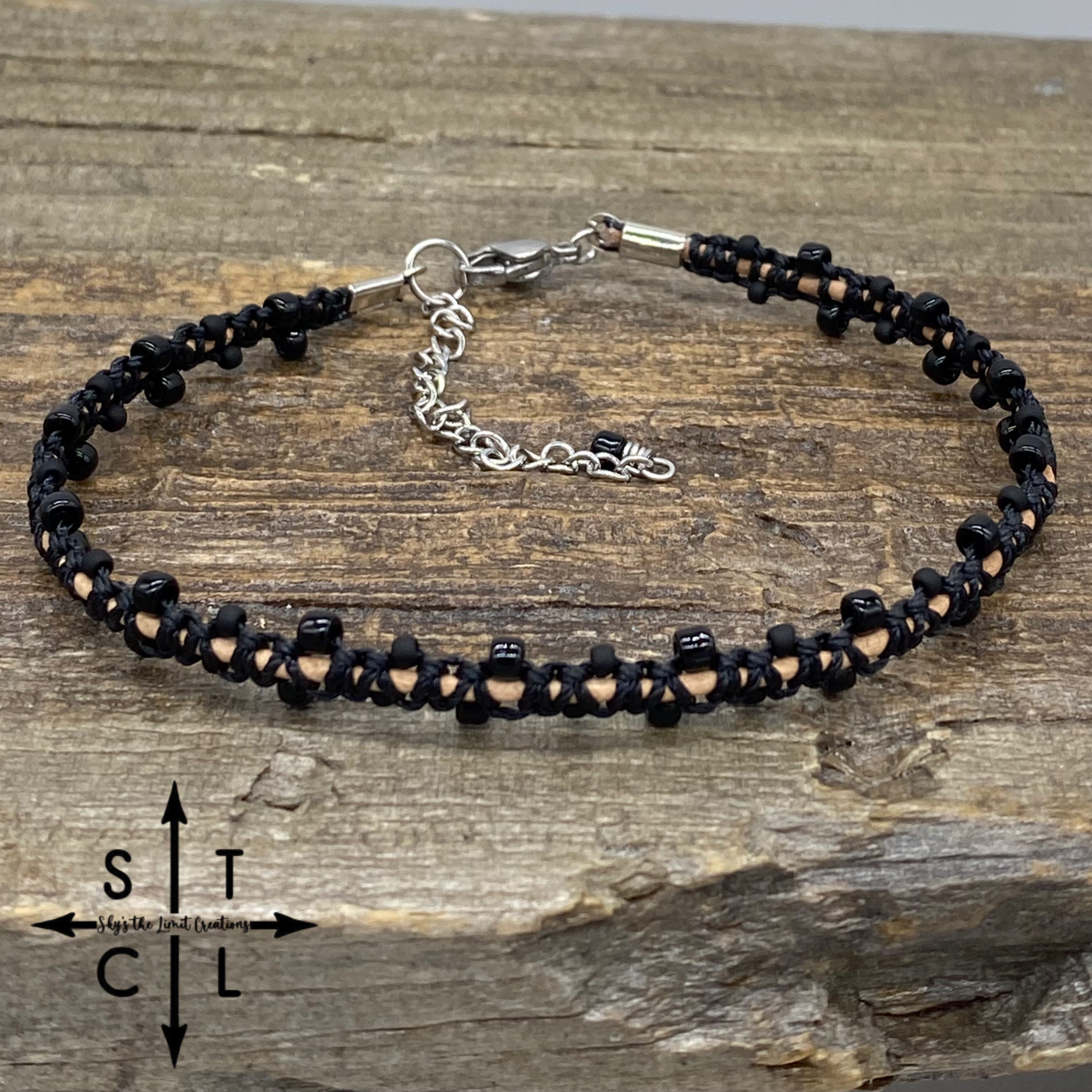 Ivy Anklet Black