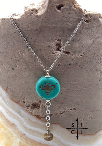 Turquoise Bee #4 Debbie