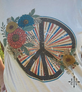 Floral Peace Tee