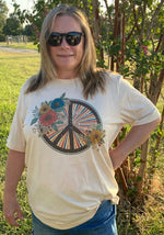 Load image into Gallery viewer, Floral Peace Tee
