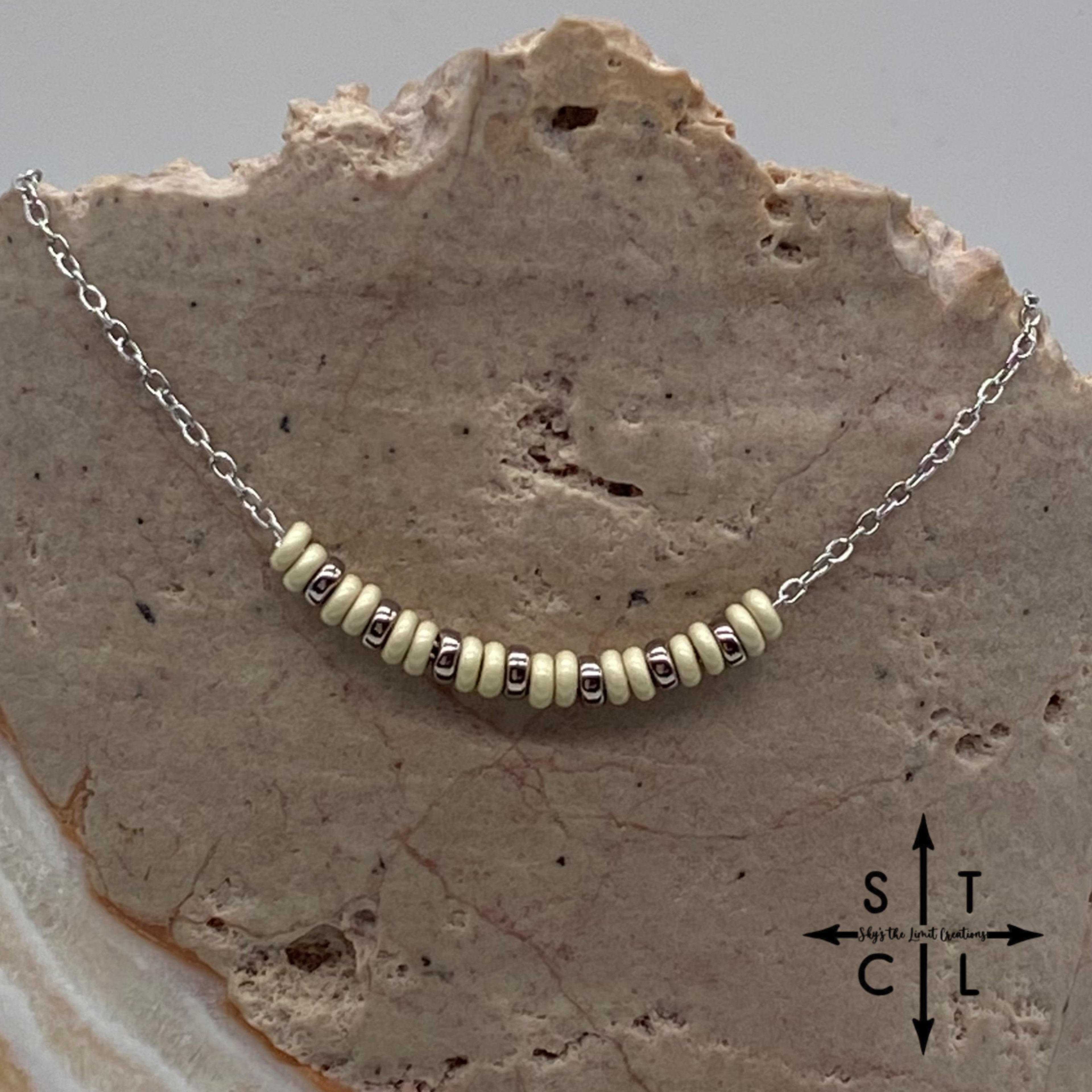 Pearl Off White No Charm Necklace