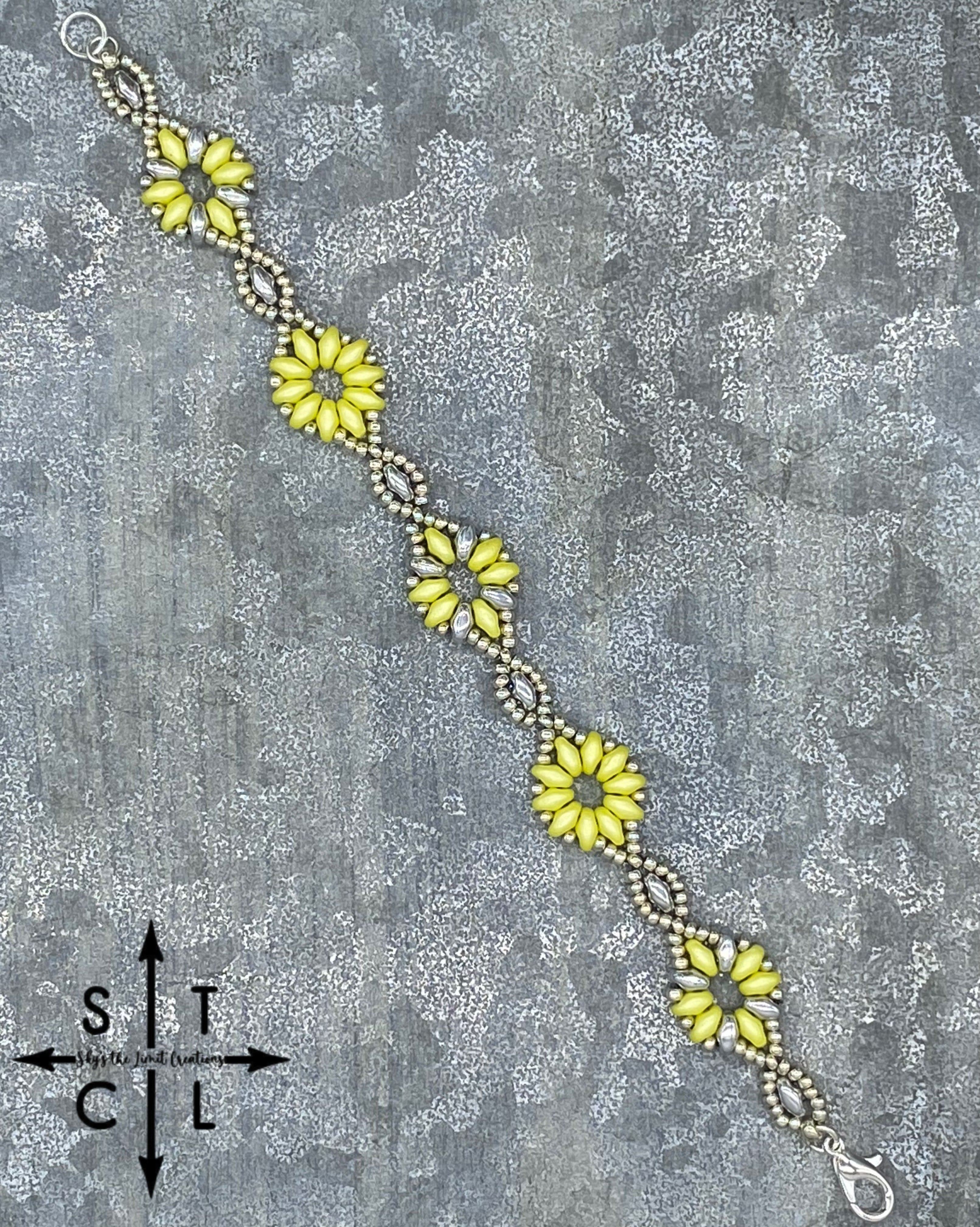 Yellow Silver Dallis Bracelet