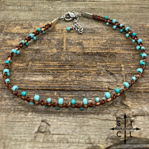 Ivy Anklet Mix Turquoise