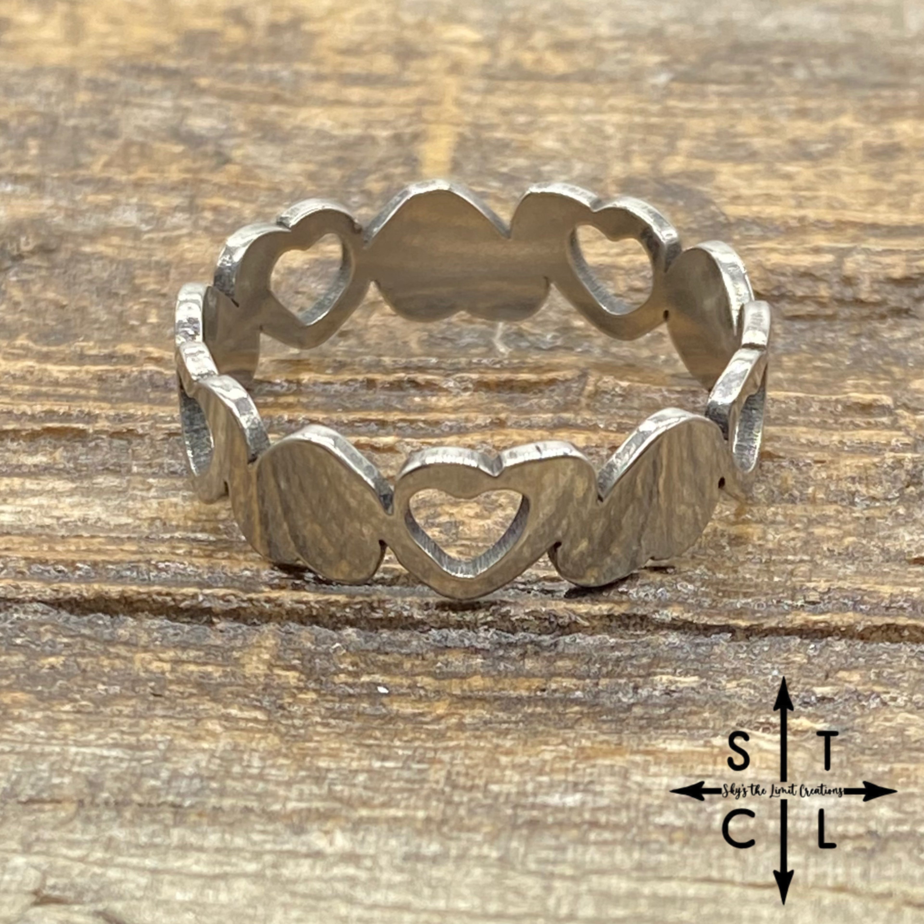 Heart Chain Stainless Steel Size