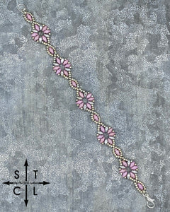Lilac Silver Dallis Bracelet