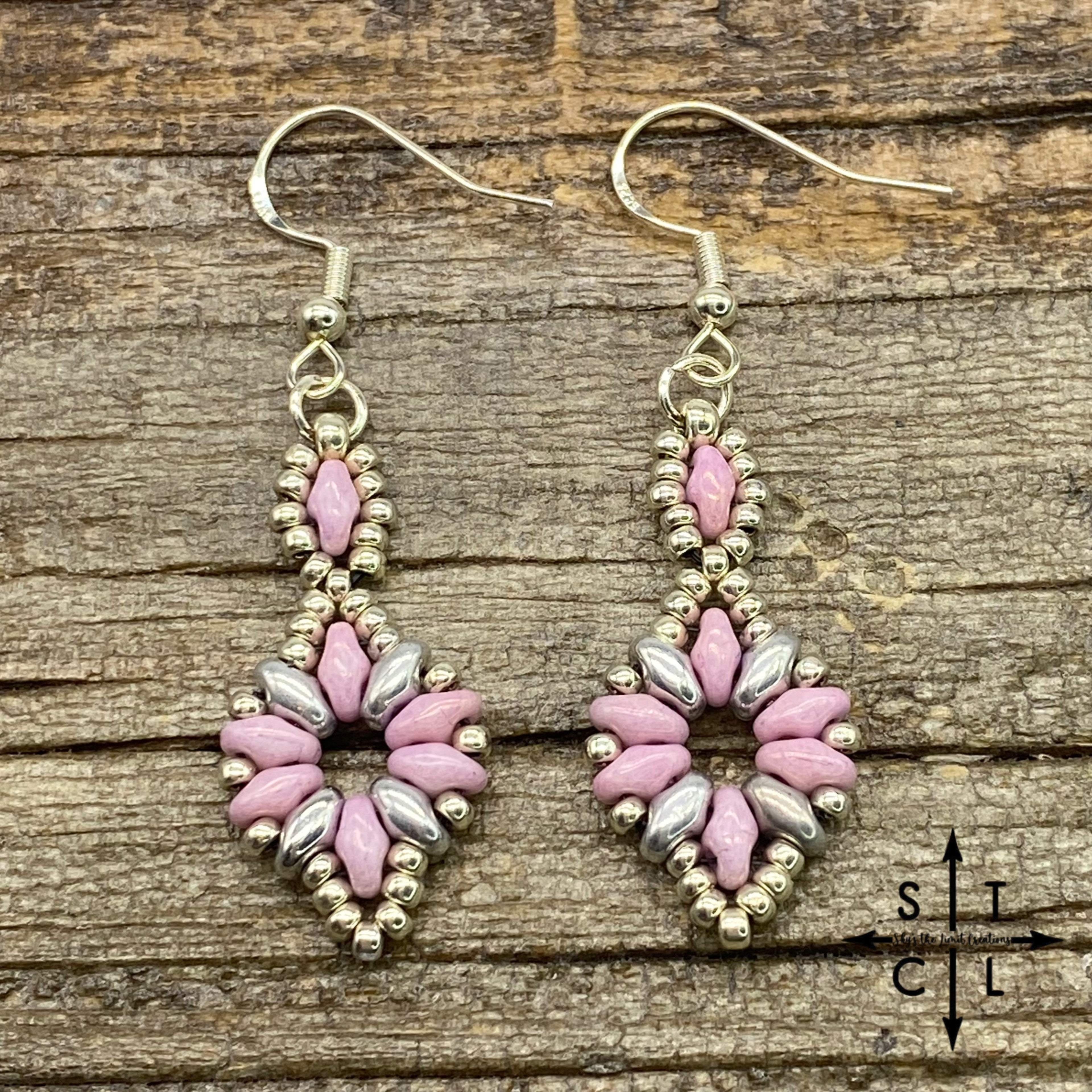 Lilac Silver Dallis Earrings